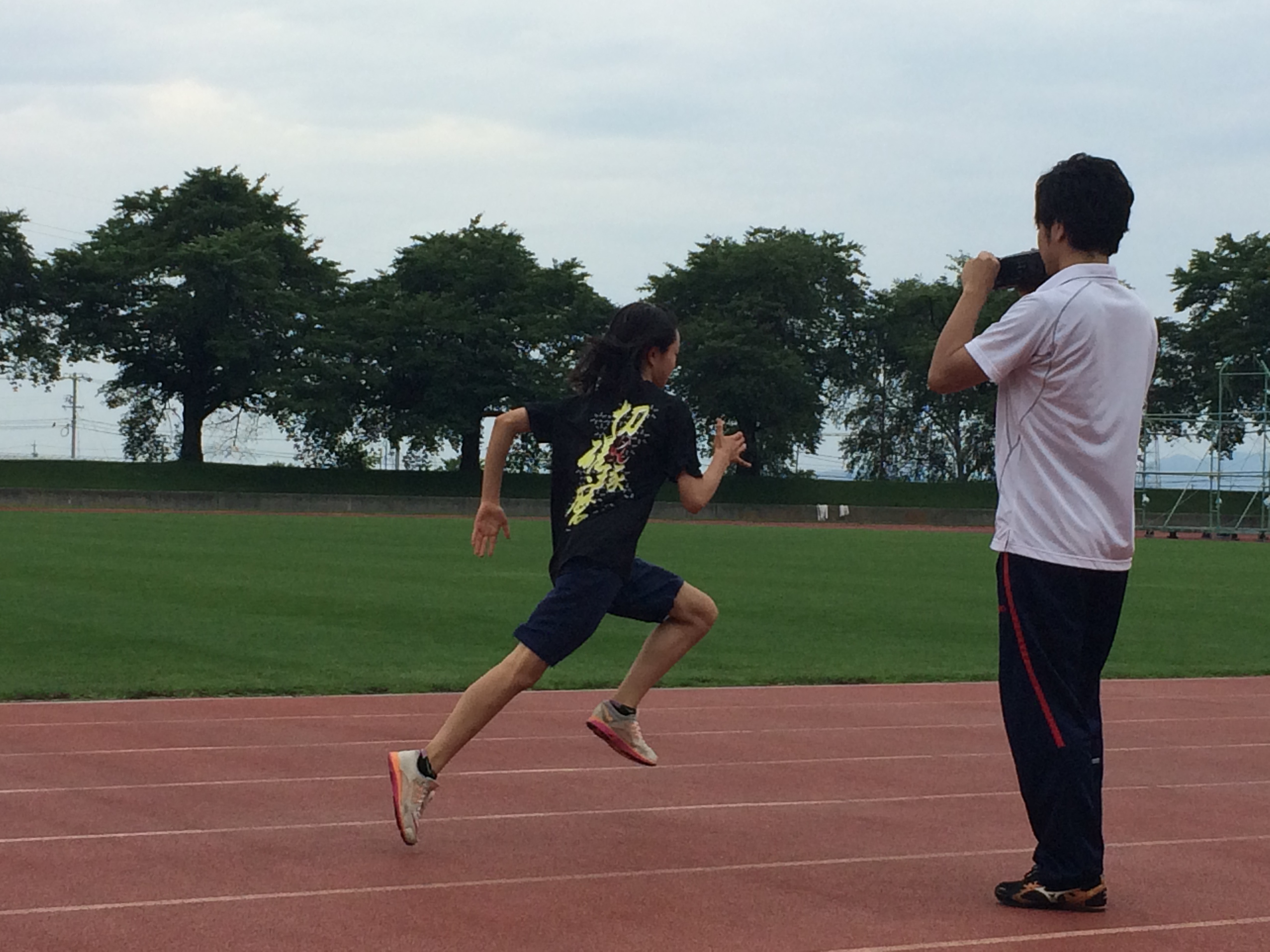 ランニングフォーム映像撮影会 を行いました 7 13 トピックス